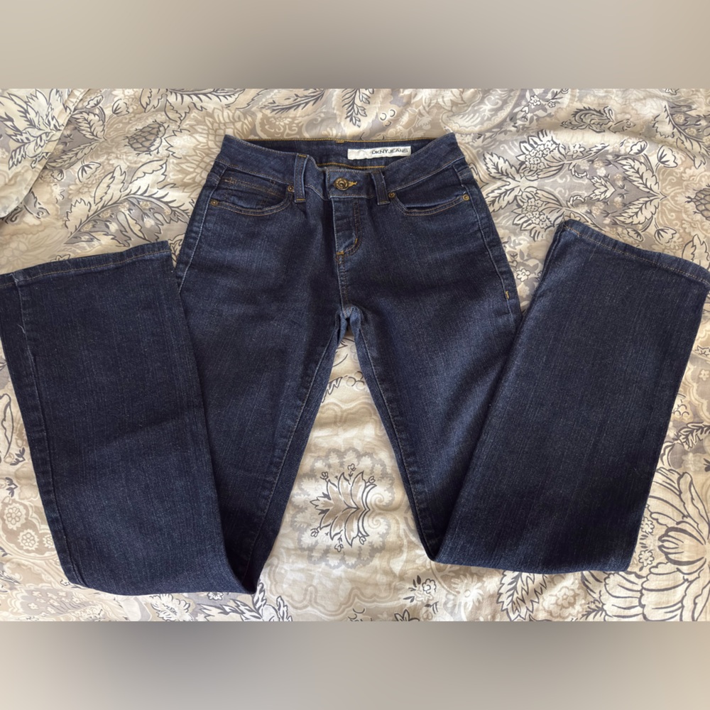 DKNY Dark Blue Flare Jeans